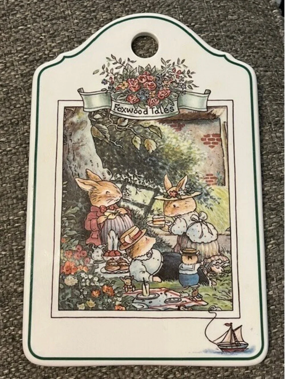 Villeroy & Boch Foxwood Tales Ceramic Cheese/Cutting Board by Brian Paterson